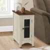 Accent End Table Transitional - White - Image 6
