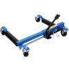 Hydraulic Car Wheel Dolly (Set of 2) With Foot Pedal Lift, 1, 500Lbs Capacity - Black / Blue - Image 9