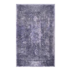 Maval - 2' X 3' Washable Area Rug - Anthracite