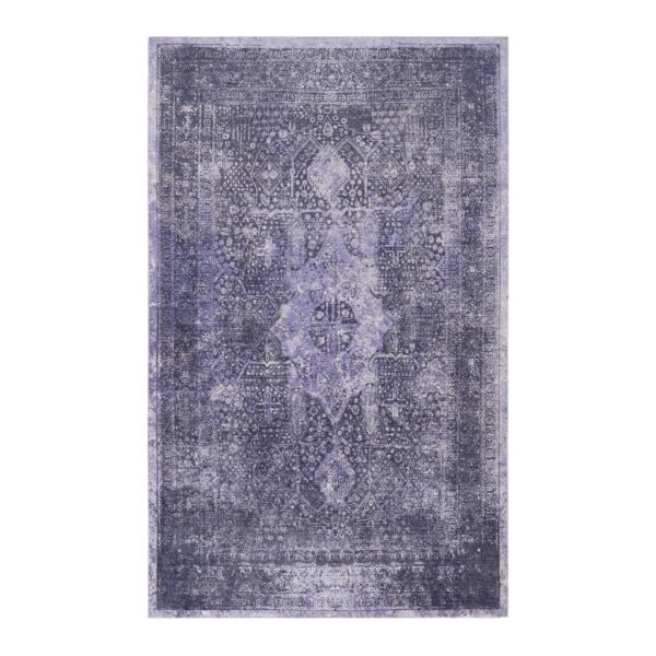 Maval - 2' X 3' Washable Area Rug - Anthracite