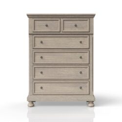 5 Drawer Chest - Antique Gray