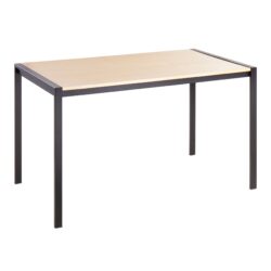 Fuji - Contemporary Dining Table - Black / Natural