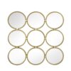 Contemporary Decorative Mirror With Mininalist Style For Bedroom, Liveroom & Entryway - Champagne - Image 2