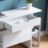 Modernize Kitchen Buffet Organizing Cabinet With 4 Shelves - White / Dark Taupe - Image 3