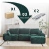 Compressed Sofa, Large Sectional Couches For Living Room, - Green - Image 9