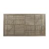 Transitional Acacia Wood Dining Table With Slat Panel Top - Gray - Image 9