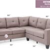 Newbury - Upholstered Sectional - Gray - Image 5