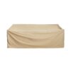 Shiled - Patio Outdoor 3 Seater Sofa Cover Fabric Weather Resistant - Beige - Image 4