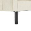 Mid Century Modern Loveseat Sofa With USB, Removable Pillow Cover - Beige - Image 25