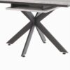 Extendable Dining Table Set With Curved Backrest Upholstered Chairs - Gray / White - Image 11