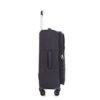 3 Piece Set (18/Travelbag/Toiletry Bag), Softshell Suitcase Spinner Wheels Terylene Polyester Luggage Sets Carry On Suitcase Luggage Lightweight Durable Suitcase - Black - Image 7