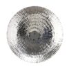 Textured Oversized Disc, Wall Decor For Living Room (Set of 3) - Silver - Image 8
