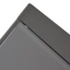Contemporary Cape Coral Side Table With Frosted Glass Top - Gray - Image 12