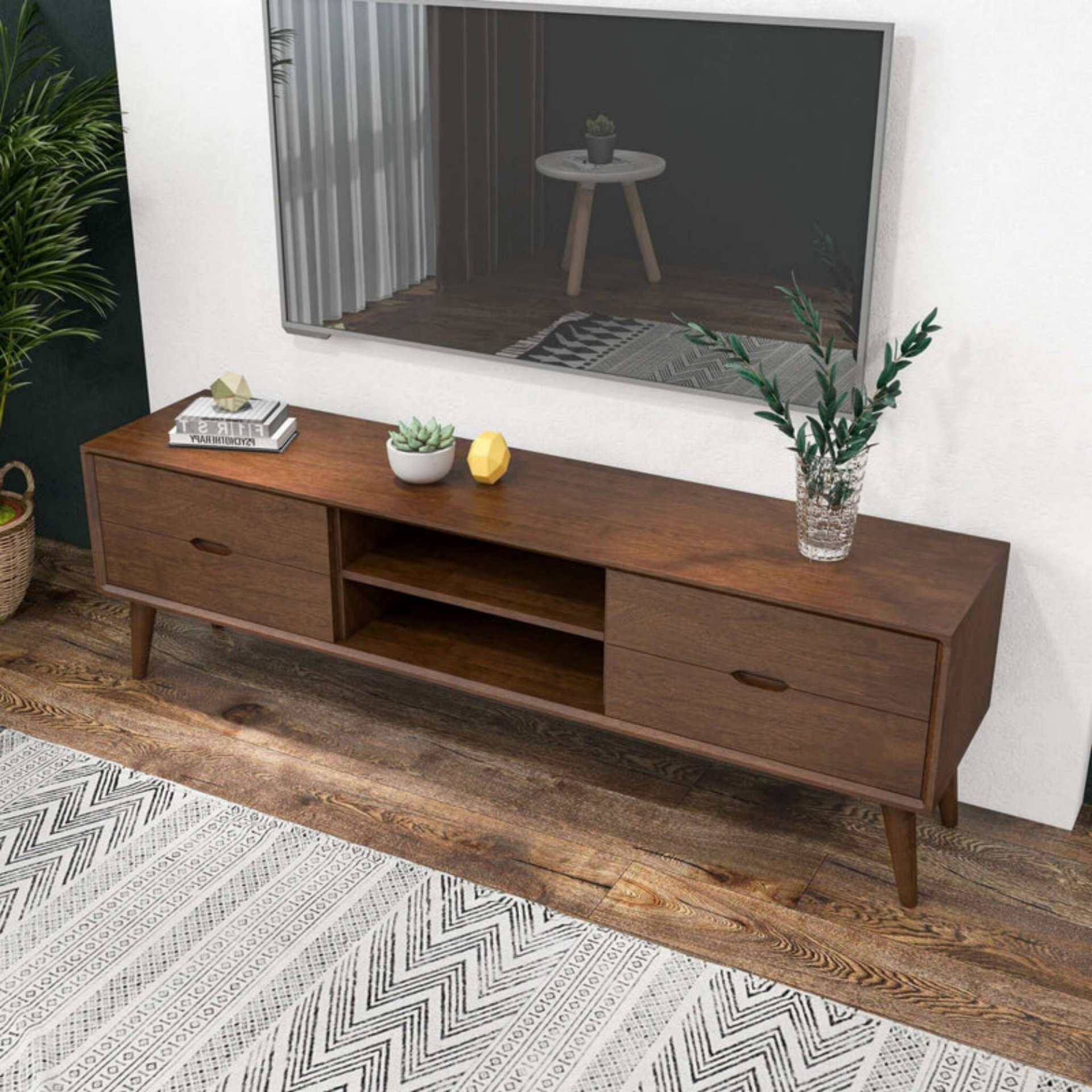 Adrian - TV Stand - Walnut Brown - Image 6
