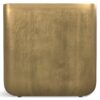 Bassett - Cast Aluminum Side Table - Brown - Image 2
