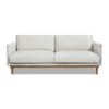 Haven - Flange Arm Oak Sofa - Marled Gray - Image 3