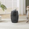 Ruby - Modern Mosaic Side Table - Black - Image 4