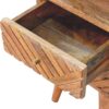 Mini Lille Curved Nightstand - Oak - Image 4