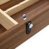 Multi Functional Coffee Table With Password Lock, Suitable For Storing Firearms And Wine - Walnut - Image 15