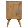 Nordic Style 4 Drawer Multi Nightstand - Oak - Image 5