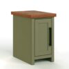Vineyard - Chairside Table - Sage Green, Fruitwood - Image 2