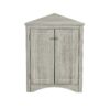 Triangle Bathroom Storage Cabinet With Adjustable Shelves, Freestanding Floor Cabinet For Home Kitchen - Oak - Image 18