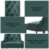 Farren - Velvet Weathered Side Chair (Set of 2) - Green - Image 9