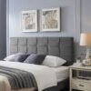 King / California King Sized Headboard - Charcoal Gray - Image 2
