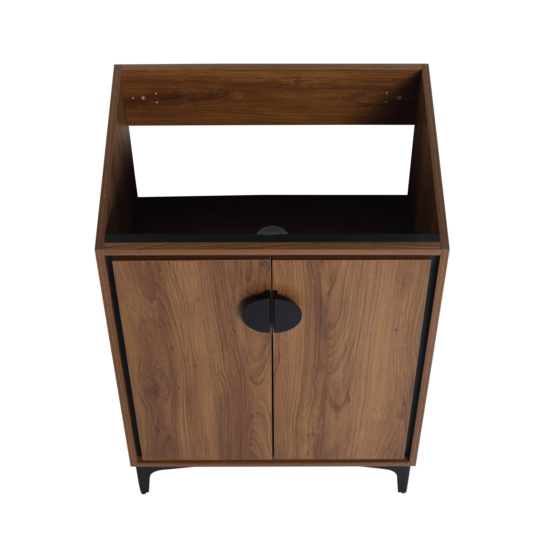 Modern Bathroom Vanity Storage Cabinet With Soft Closing Doors And Construction - Brown - Image 5