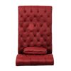 Ethereala - Upholstered Velvet Chaise Lounge With Button Tufted - Garnet - Image 7