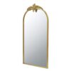 Arched Wall Mirror With Metal Frame, Wall Mirror For Living Room Bedroom Hallway - Gold - Image 8
