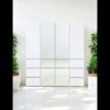 Elise - Slim Modular Wood Closet Cabinet With Drawers In Durable Melamine And Wood 71" Height - White - Image 14