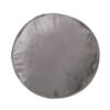 Shimon - Cylinder Pouf Ottoman And Floor Cushion - Pewter Gray - Image 5