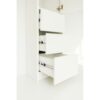 Elise - Modular Wood Closet System With Mirror For Custom Storage Solutions - White - Image 8
