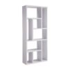 Contemporary Bookcase With Nine Shelves - White - Image 2