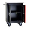 Double Door Clapboardl Multi Function Tool Cart - Black / Red - Image 10