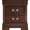 Louis Phillipe - Traditional Style Nightstand - Cappuccino - Image 9