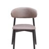 Lanae - Polished Microfiber Side Chair (Set of 2) - Gray - Image 2