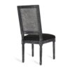 French Country Inspired Dining Chair Set With Cane Backrest - Distressed Light Brown - Image 8