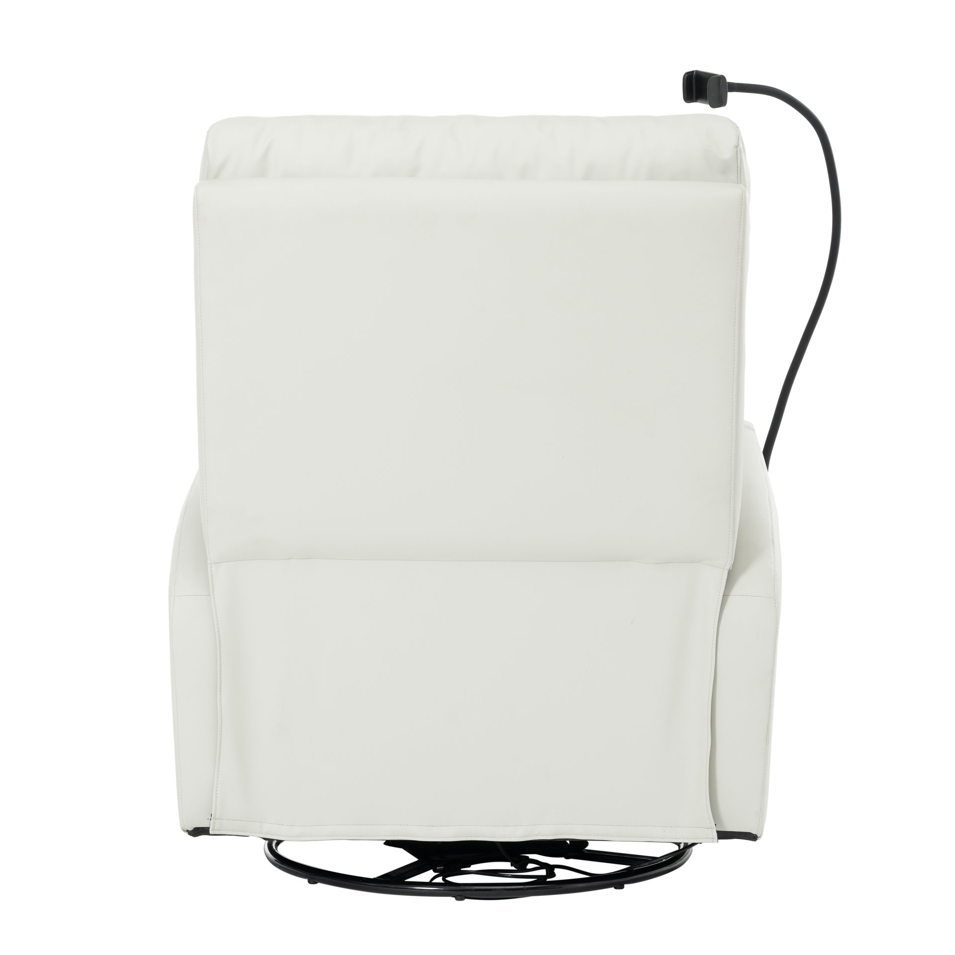 31.5" 270 Power Swivel Rocker Recliner Chair, Electric Glider Reclining Sofa With USB Ports, Power Swivel Glider, Rocking Chair Nursery Recliners For Living Room Bedroom - Light Gray - Image 19