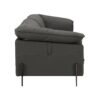 Tadi - Top Grain Leather Loveseat - Black - Image 4