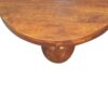 Central Ball Table - Chestnut - Image 9