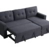 Elegant Storage Sofa - Dark Gray - Image 2