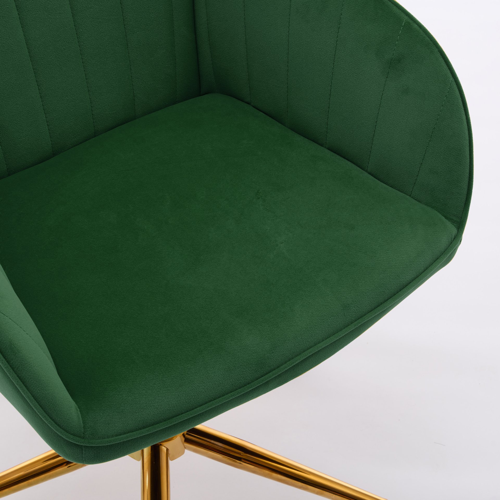 Adjustable Office Chair, Ergonomic Swivel Chair, Backrest Seat, Comfortable For Long Sitting - Green - Image 10