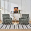 Accent Chair With Arms, Comfy Armchair For Living Room - Green - Image 4