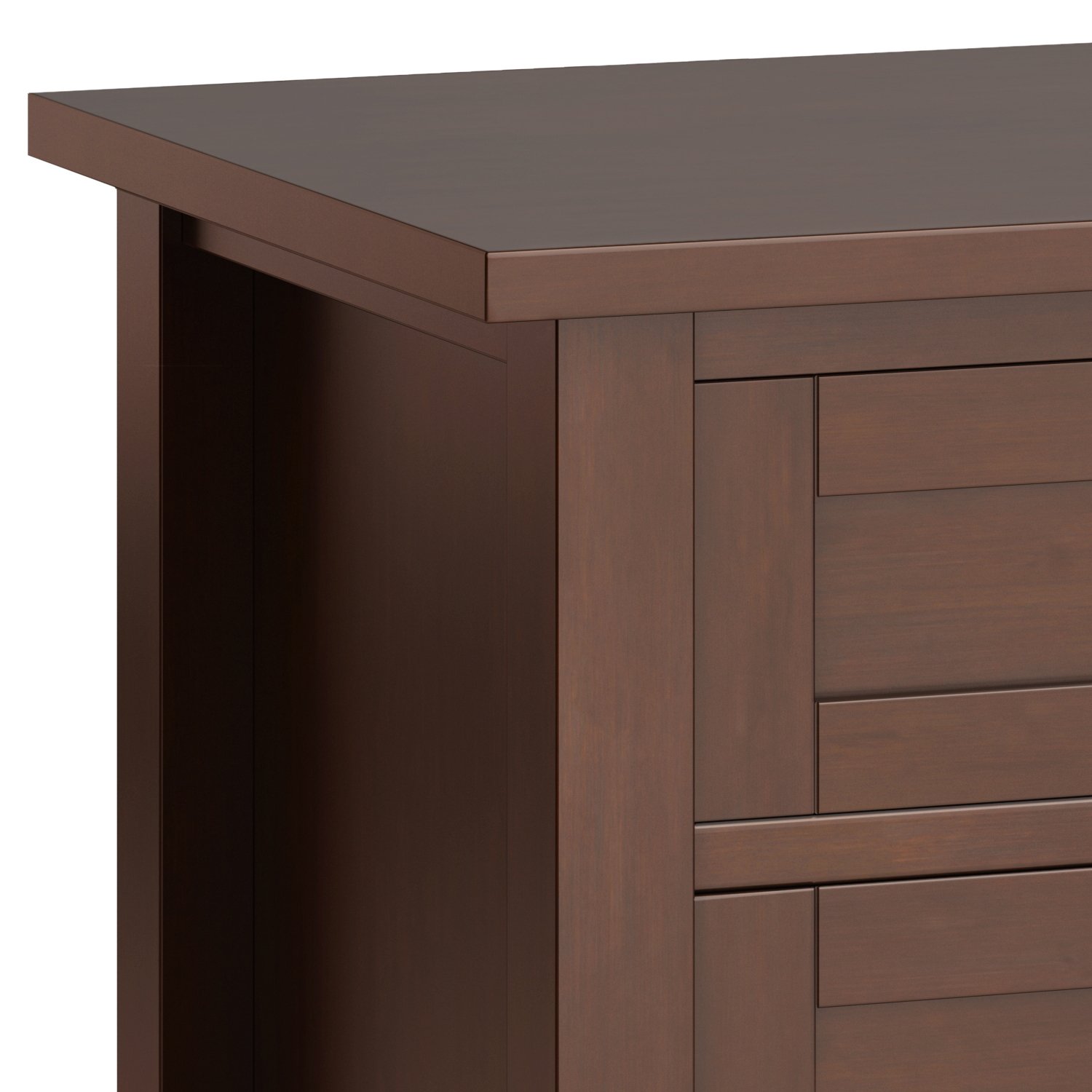 Warm Shaker - Bedside Table - Russet Brown - Image 3