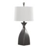 Curvo - Contemporary Table Lamp (Set of 2) - Rubbed Gray Slate / White - Image 2