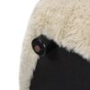 Summit - Faux Sheepskin Overstuffed Sofa - Cream Beige - Image 6
