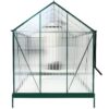 6.3'x8.2'x7' Polycarbonate Greenhouse, Heavy Duty Outdoor Aluminum Walk-In Green House Kit With Rain Gutter, Vent And Door For Backyard Garden - Green - Image 20