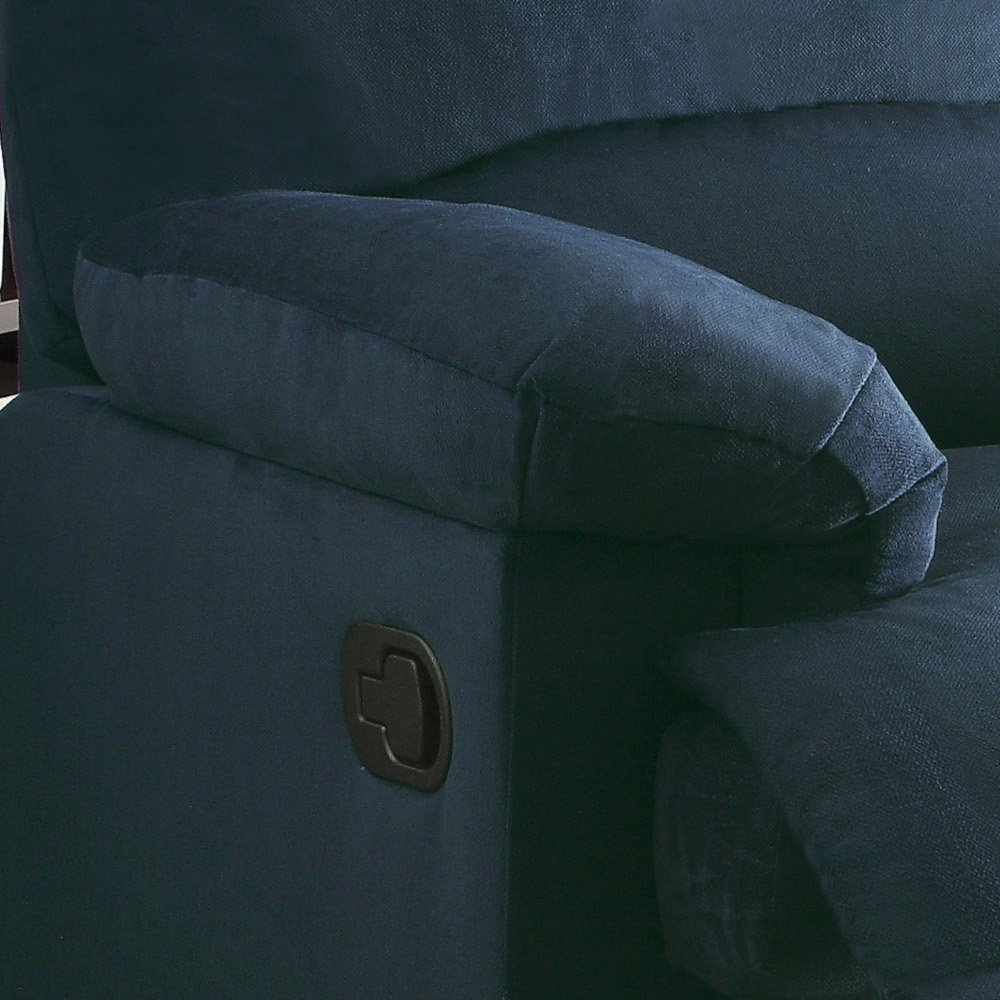 Arcadia - Woven Motion Recliner - Blue - Image 4
